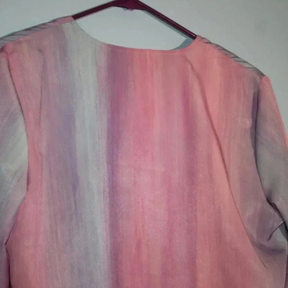 Vintage Vicki Wayne Pastel Open Front Blazer - Picture 8 of 13